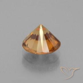 Zircão Laranja Profundo Natural 2.39ct, Redondo, VVS