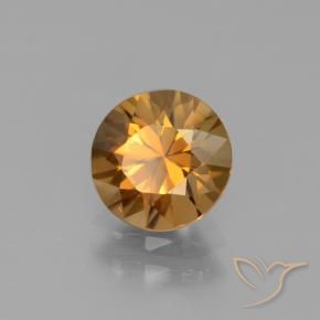 Zircão Laranja Profundo Natural 1.94ct, Redondo, VVS