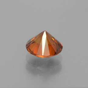 Zircão Laranja Dourada Natural 1.82ct, Corte Redondo, VVS-VS