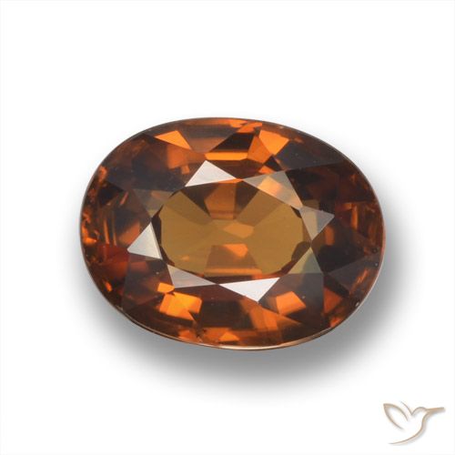 2.07ct Natural âmbar laranja Zircão, oval, VVS-VS