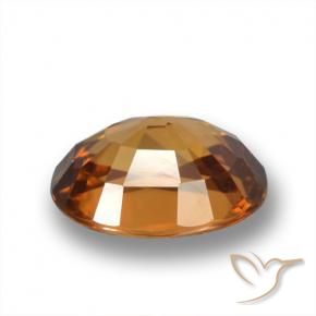 Zircão Castanho médio-escuro Natural 2.10ct, oval, VVS