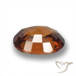 Zircão Marrom alaranjado Natural 2.04ct, oval, VVS