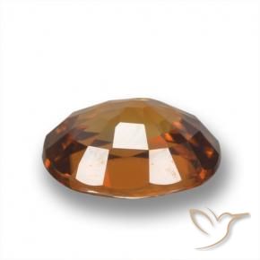 Zircão âmbar laranja Natural 2.10ct, oval, VVS