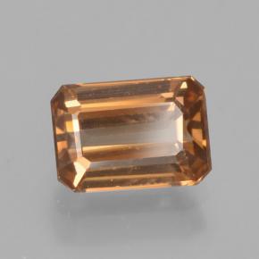 Zircão Laranja Médio Natural 1.70ct, Corte Esmeralda, VVS