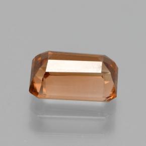 Zircão Laranja Médio Natural 1.70ct, Corte Esmeralda, VVS