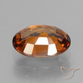 Zircão Laranja Profundo Natural 1.85ct, oval, VVS