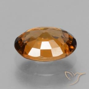 Zircão Laranja Profundo Natural 1.85ct, oval, VVS