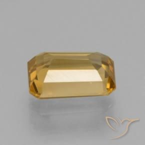Zircão Laranja Médio Natural 1.38ct, Corte Octógono / Esmeralda, VVS