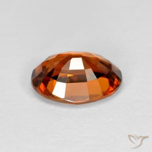 Zircão Laranja escuro Natural 1.74ct, oval, VVS