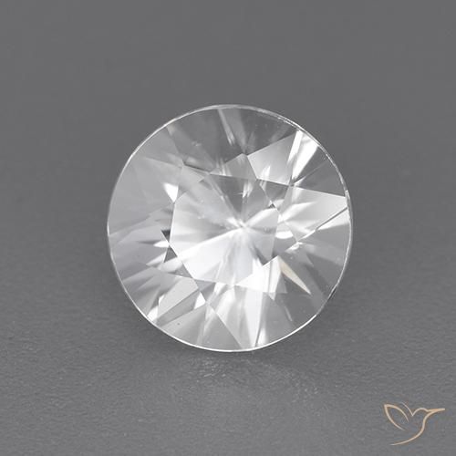 Zircão Branco Natural 1.92ct, Redondo, VVS