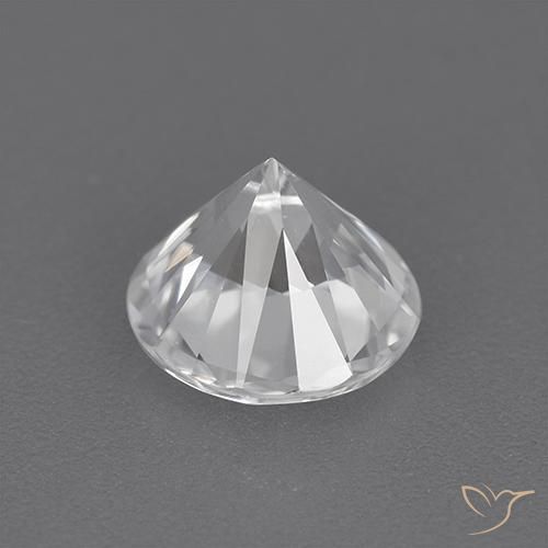 Zircão Branco Natural 1.92ct, Redondo, VVS
