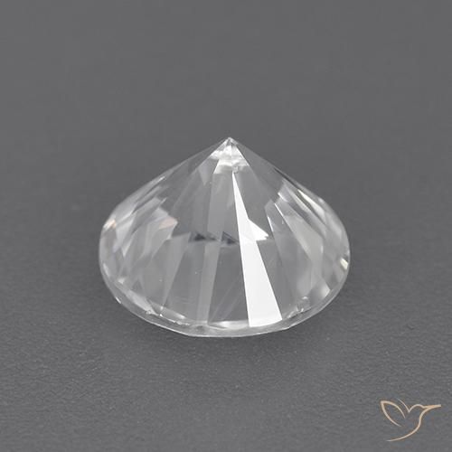 Zircão Branco Natural 2.08ct, Redondo, VVS