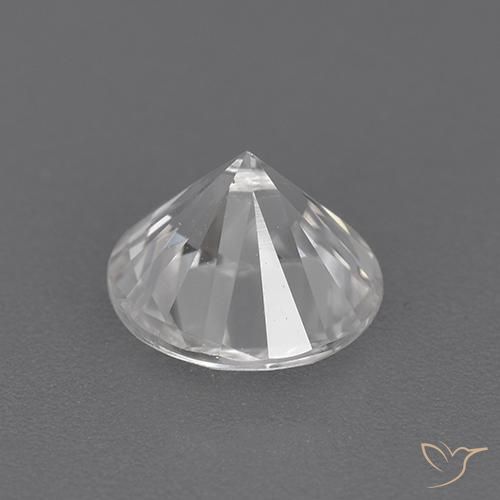 Zircão Branco Natural 1.99ct, Redondo, VVS