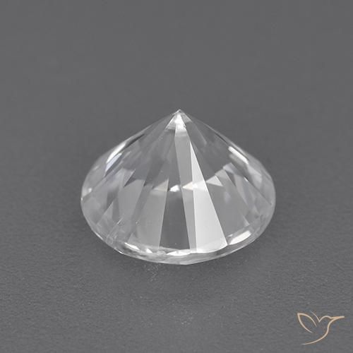 Zircão Branco Natural 1.92ct, Redondo, VVS