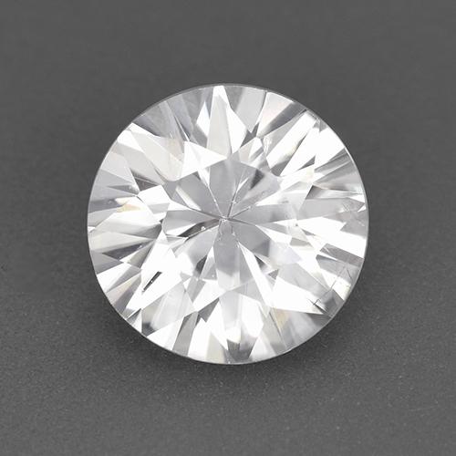 Zircão Branco Natural 1.80ct, Corte Redondo, VVS