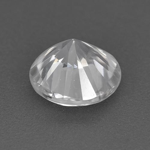 Zircão Branco Natural 1.80ct, Corte Redondo, VVS
