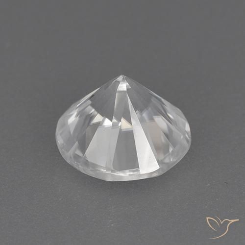 Zircão Branco Natural 1.85ct, Redondo, VVS