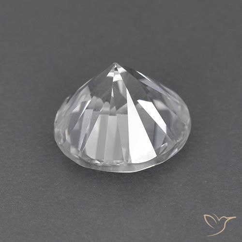 Zircão Branco Natural 1.92ct, Redondo, VVS