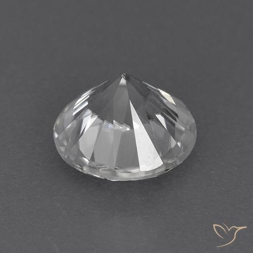 Zircão Branco Natural 1.83ct, Redondo, VVS-VS