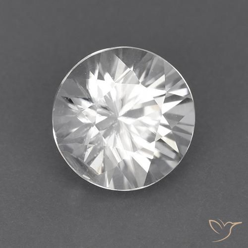 Zircão Branco Natural 1.84ct, Redondo, VVS-VS