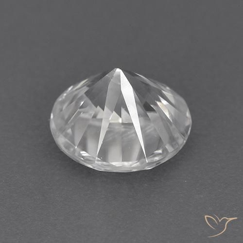 Zircão Branco Natural 1.90ct, Redondo, VVS-VS