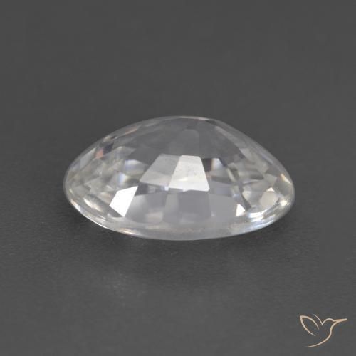 Zircão branco quente Natural 2.94ct, oval, VVS-VS
