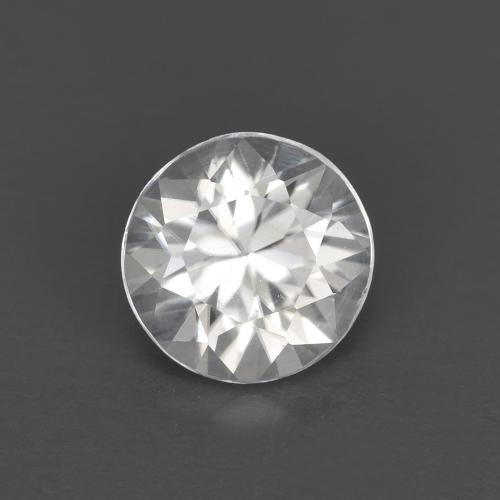 Zircão branco natural 0,73ct, corte redondo, VS