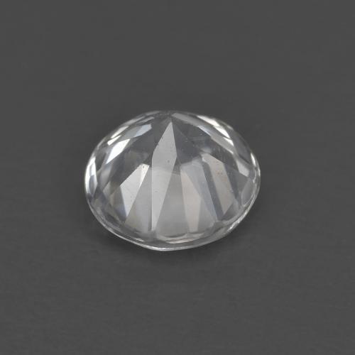 Zircão branco natural 0,73ct, corte redondo, VS