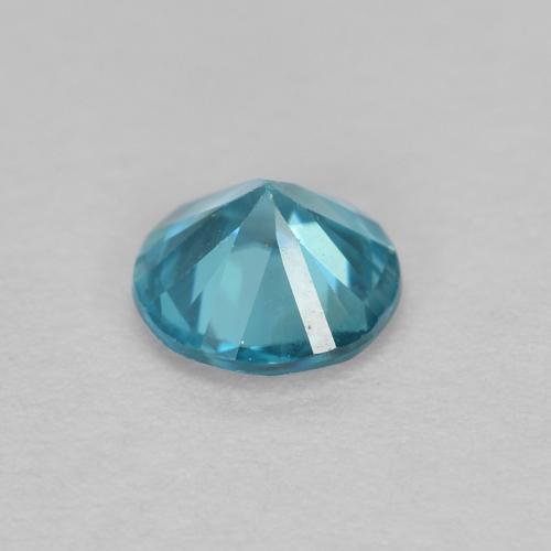 Zircão Azul claro Natural 0.49ct, Corte Redondo, VS