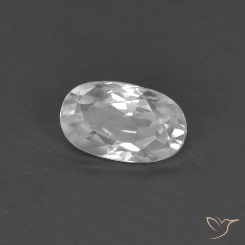 Zircão Branco Natural 0.40ct, oval, VVS