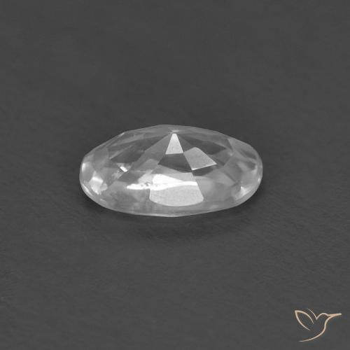 Zircão Branco Natural 0.40ct, oval, VVS