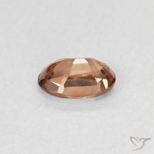 Zircão Laranja Profundo Natural 0.67ct, oval, VVS