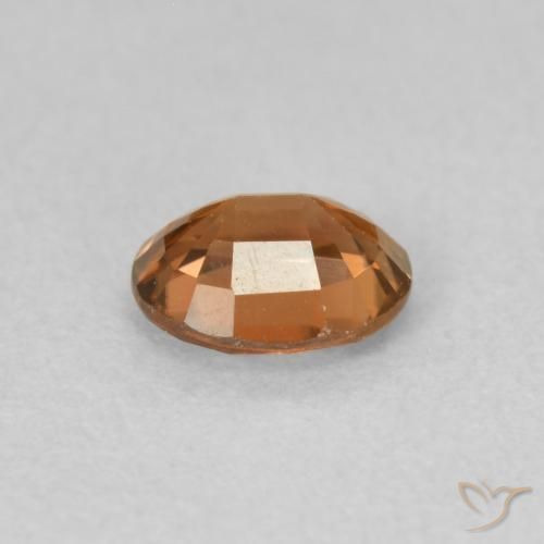 Zircão Medium Dark-Orange Natural 0.87ct, oval, VVS-VS