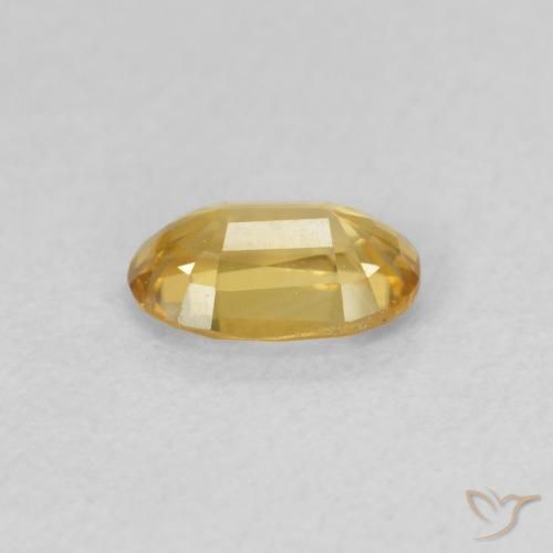 Zircão champanhe Natural 0.69ct, oval, VVS-VS