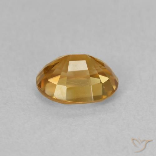 Zircão champanhe Natural 1.03ct, oval, VVS-VS