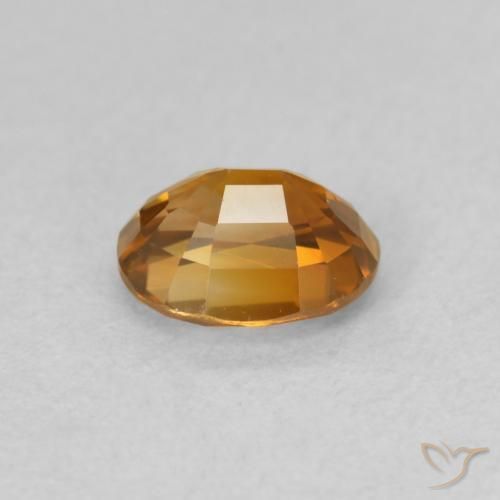 Zircão terra laranja Natural 1.06ct, oval, VVS-VS