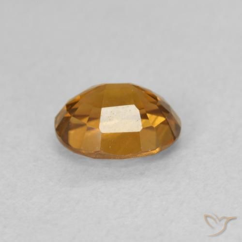 Zircão Laranja acastanhado Natural 1.02ct, oval, VVS-VS