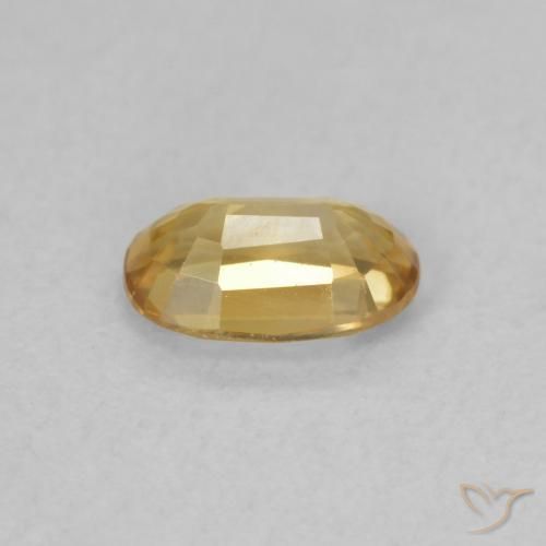 Zircão champanhe Natural 0.67ct, oval, VVS-VS
