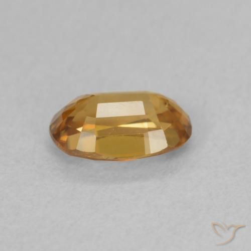 Zircão Marrom dourado Natural 0.77ct, oval, VVS-VS