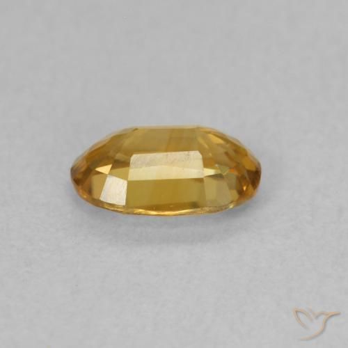 Zircão Marrom dourado Natural 0.70ct, oval, VVS-VS