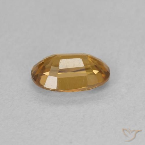 Zircão Marrom dourado Natural 0.72ct, oval, VVS-VS