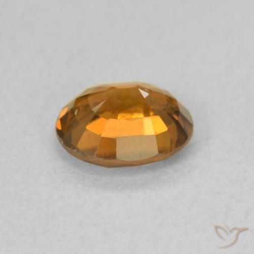 Zircão Laranja Profundo Natural 0.96ct, oval, VS