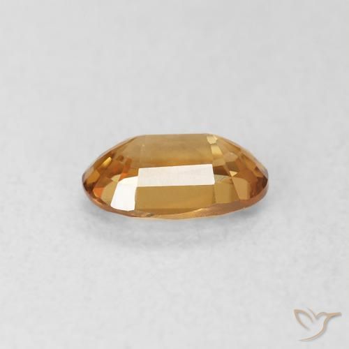 Zircão Marrom dourado Natural 0.69ct, oval, VVS-VS