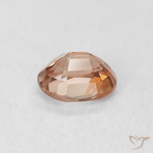 Zircão Light Grapefruit Pink Natural 1.00ct, oval, VS