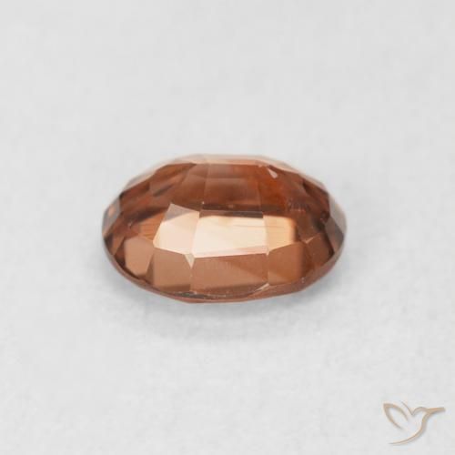 Zircão Laranja Profundo Natural 1.02ct, oval, VS