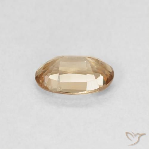 Zircão Ouro Natural 0.70ct, oval, VVS