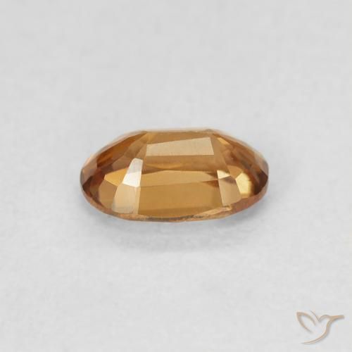 Zircão Marrom dourado Natural 0.76ct, oval, VVS