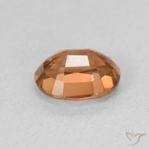 Zircão Laranja Profundo Natural 1.06ct, oval, VS