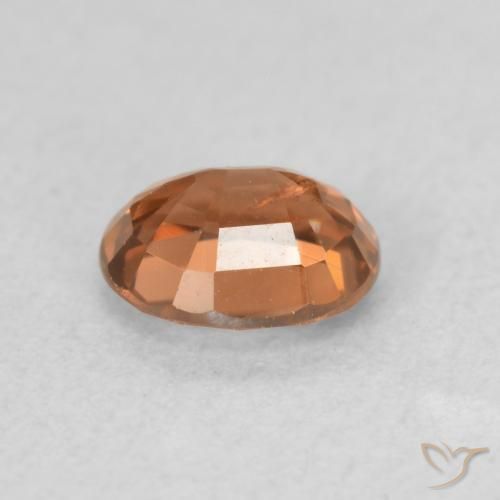 Zircão Laranja claro Natural 0.93ct, oval, VS
