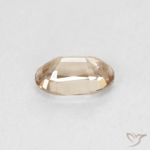 Zircão Luz amarela Natural 0.73ct, oval, VVS